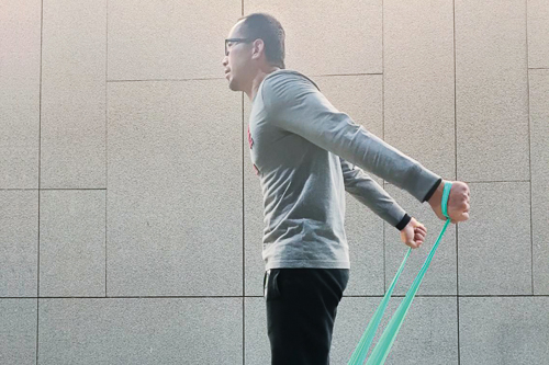 Rubber Ninja Workout Triceps